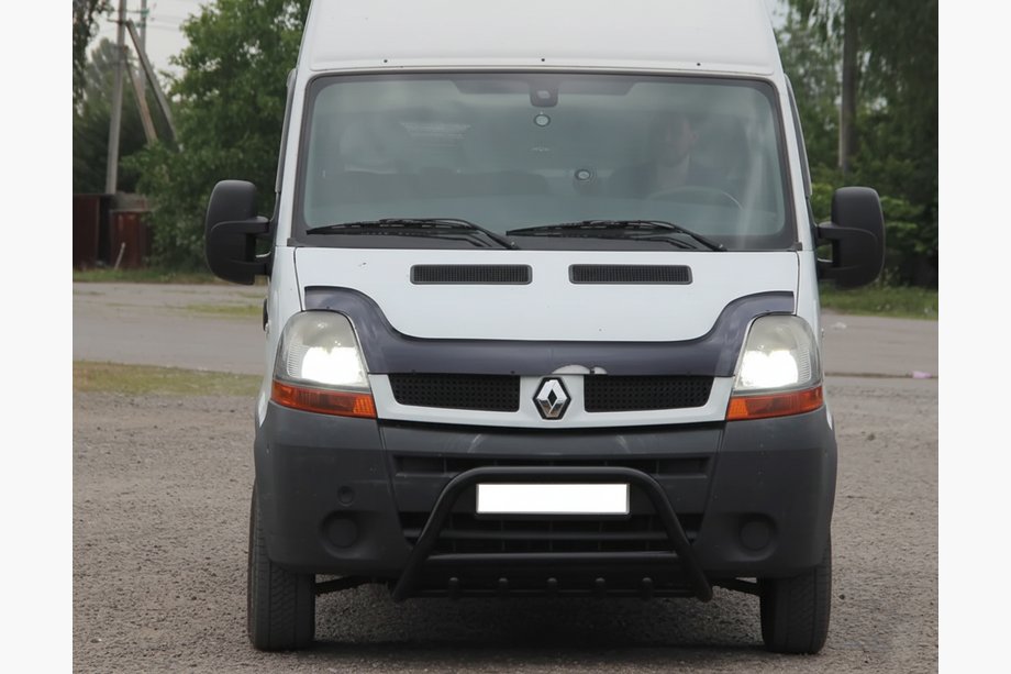 Nissan Interstar 2002–2010 Přední ochranný rám WT003 Black (nerez) Image