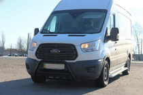 Ford Transit 2014– Přední ochranný rám (bullbar) WT003 Black (nerez) fotografie 3