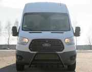 Ford Transit 2014– Přední ochranný rám (bullbar) WT003 Black (nerez) fotografie 2