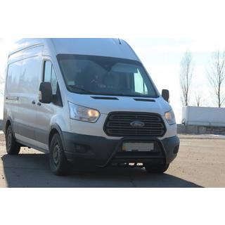 Přední ochranný rám (bullbar) WT003 Black (nerez) Ford Transit 2014– fotografie 1