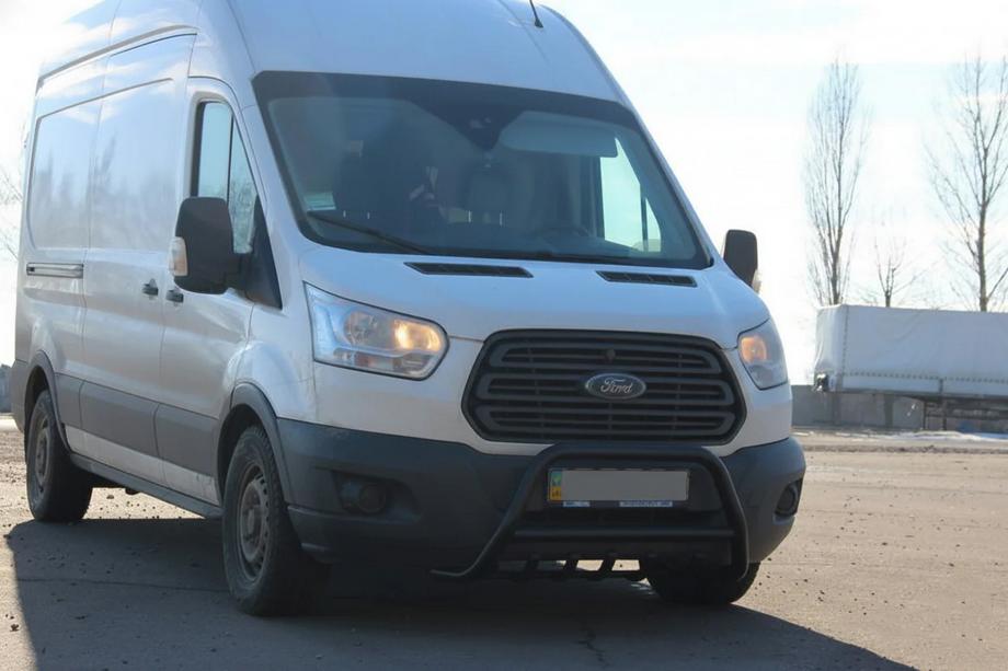 Ford Transit 2014– Přední ochranný rám (bullbar) WT003 Black (nerez) Image