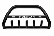 Volkswagen T4 Caravelle/Multivan 1990–2003 Přední ochranný rám WT004 Black (nerez) fotografie 6