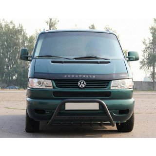 Přední ochranný rám WT004 Black (nerez) Volkswagen T4 Caravelle/Multivan 1990–2003 fotografie 3