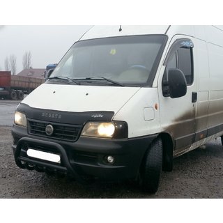 Přední ochranný rám (bullbar) WT003 Black (nerez) Fiat Ducato 1995–2006 fotografie 3