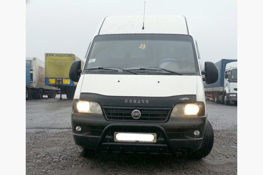 Fiat Ducato 1995–2006 Přední ochranný rám (bullbar) WT003 Black (nerez) Image