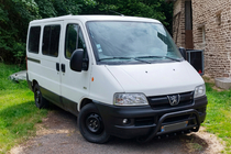 Peugeot Boxer 1994–2006 Přední ochranný rám (bullbar) WT003 Black (nerez) fotografie 1