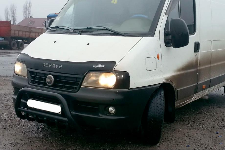 Peugeot Boxer 1994–2006 Přední ochranný rám (bullbar) WT003 Black (nerez) Fotografie 3