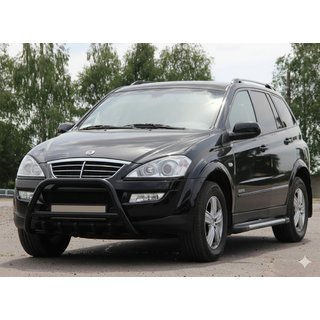 Přední ochranný rám WT003 Black (nerez) SsangYong Action 2005–2018 fotografie 3
