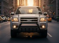 Ford Ranger 2007–2011 Přední ochranný rám WT003 Black (nerez) fotografie 3