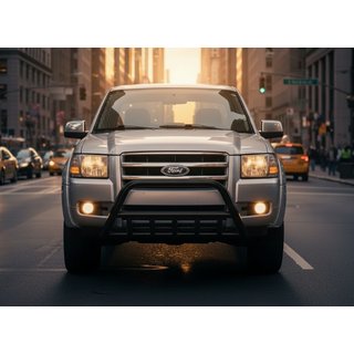Přední ochranný rám WT003 Black (nerez) Ford Ranger 2007–2011 fotografie 3