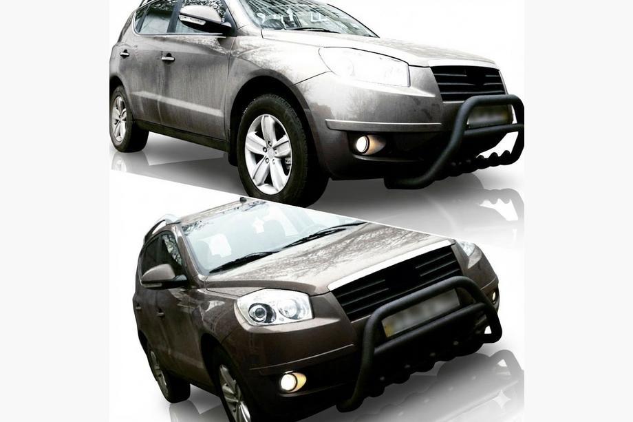 Geely Emgrand X7 2011– Přední ochranný rám (bullbar) WT003 Black (nerez) Image