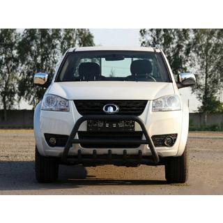 Přední ochranný rám (bullbar) WT003 Black (nerez) GreatWall Wingle 5 2006– fotografie 4