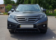 Honda CRV 2012–2016 Přední ochranný rám WT003 Black (nerez) fotografie 1