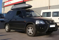 Honda CRV 1996–2001 Nerezovy predni ochranny ram WT003 Black fotografie 3