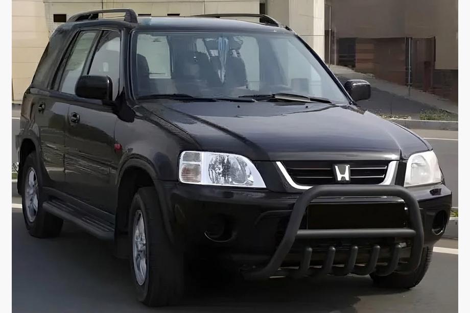 Honda CRV 1996–2001 Nerezovy predni ochranny ram WT003 Black Image
