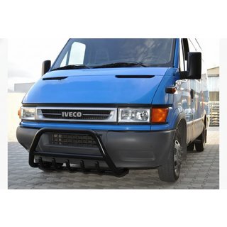 Přední ochranný rám (bullbar) WT003 Black Iveco Daily 1999–2006 fotografie 1