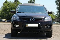 Mazda CX-7 2006–2012 Přední ochranný rám WT003 Black (nerez) fotografie 3