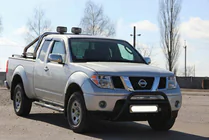 Nissan Pathfinder R51 2005–2014 Přední ochranný rám WT003 Black (nerez) fotografie 6