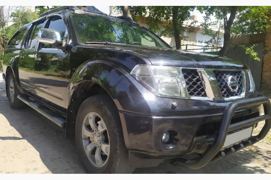 Nissan Pathfinder R51 2005–2014 Přední ochranný rám WT003 Black (nerez) Image