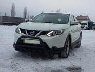 Nissan Qashqai 2014–2021 Přední ochranný rám WT003 Black (nerez) fotografie 4