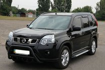 Nissan X-trail T31 2007–2014 Přední ochranný rám WT003 Black (nerez) fotografie 1