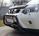 Nissan X-trail T31 2007–2014 Přední ochranný rám WT003 Black (nerez) fotografie 9