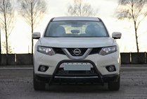 Nissan X-trail T32/Rogue 2014–2021 Přední ochranný rám WT003 Black (nerez) fotografie 4