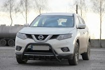 Nissan X-trail T32/Rogue 2014–2021 Přední ochranný rám WT003 Black (nerez) fotografie 2