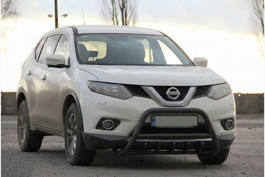 Nissan X-trail T32/Rogue 2014–2021 Přední ochranný rám WT003 Black (nerez) Image