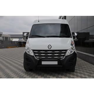 Přední ochranný rám (bullbar) WT003 Black (nerez) Opel Movano 2010–2021 fotografie 1