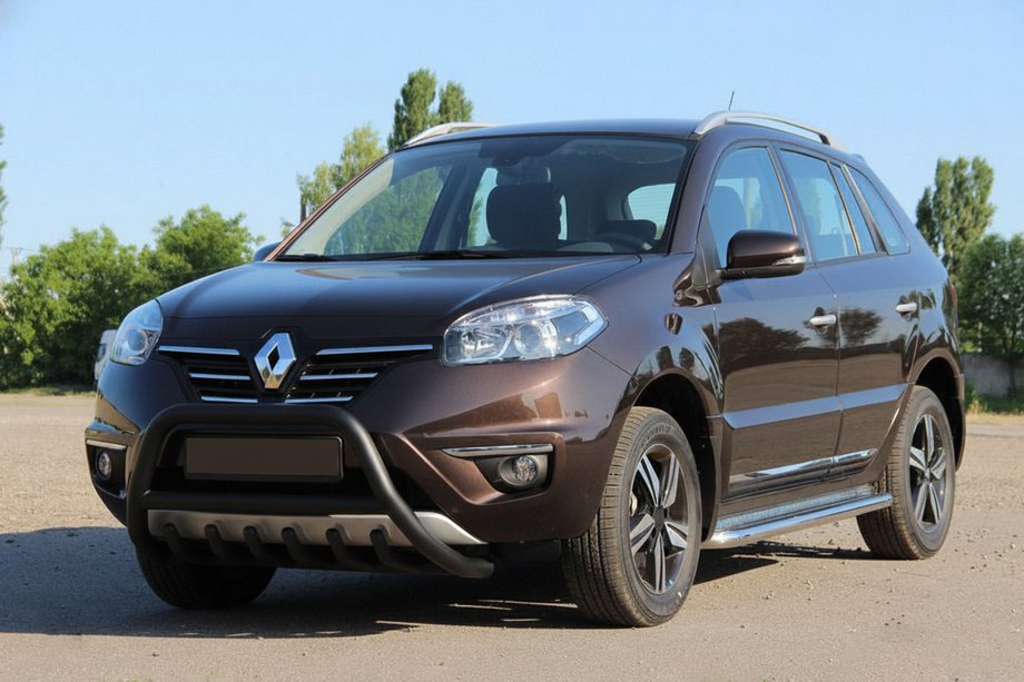 Renault Koleos 2008–2016 Přední ochranný rám (bullbar) WT003 Black (nerez) Fotografie 1