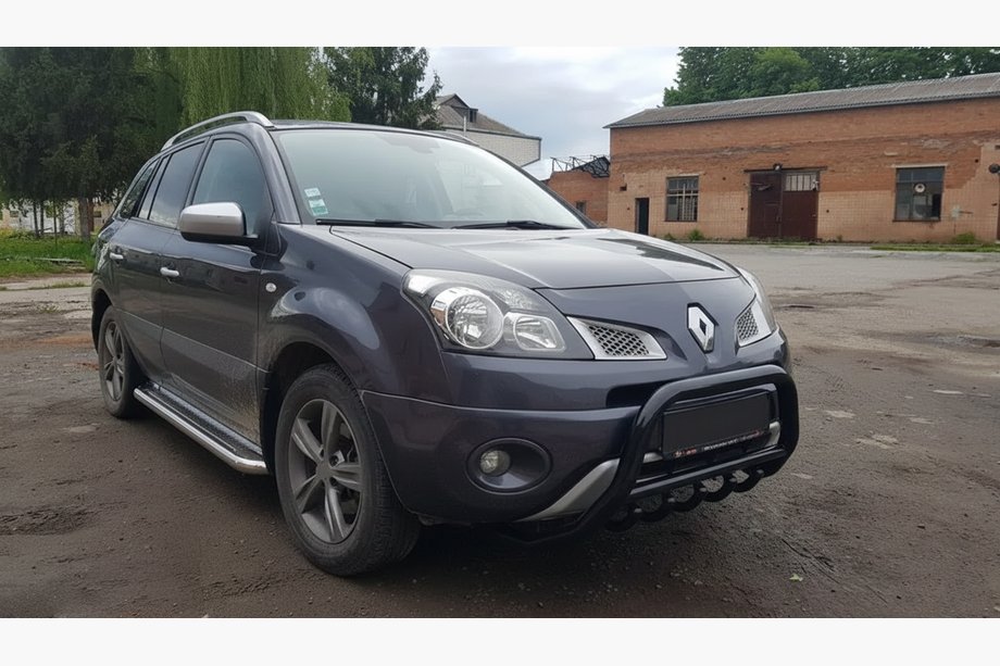 Renault Koleos 2008–2016 Přední ochranný rám (bullbar) WT003 Black (nerez) Fotografie 6