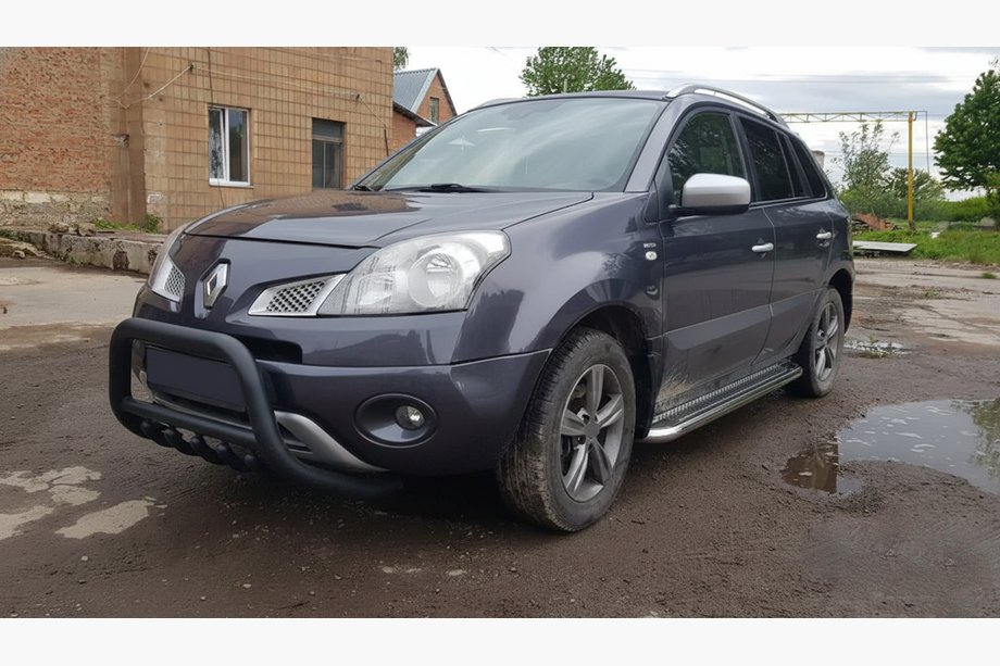 Renault Koleos 2008–2016 Přední ochranný rám (bullbar) WT003 Black (nerez) Fotografie 7