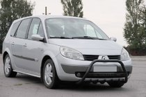 Renault Scenic/Grand 2003–2009 Přední ochranný rám WT004 Black (nerez) fotografie 2