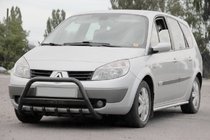 Renault Scenic/Grand 2003–2009 Přední ochranný rám WT004 Black (nerez) fotografie 3