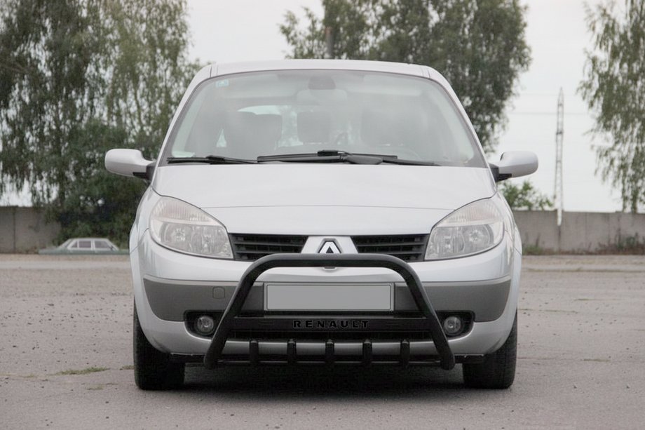 Renault Scenic/Grand 2003–2009 Přední ochranný rám WT004 Black (nerez) Image