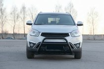 SsangYong Korando 2010–2019 Přední ochranný rám (bullbar) WT003 Black (nerez) fotografie 4