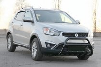 SsangYong Korando 2010–2019 Přední ochranný rám (bullbar) WT003 Black (nerez) fotografie 1
