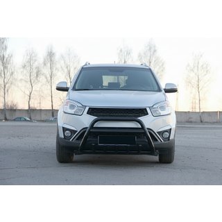 Přední ochranný rám (bullbar) WT003 Black (nerez) fotografie 4