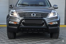 SsangYong Rexton I 2001–2017 Přední ochranný rám WT003 Black (nerez) fotografie 4