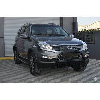 Přední ochranný rám WT003 Black (nerez) SsangYong Rexton I 2001–2017 fotografie 3