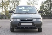 VAZ 2110-21115 1995–2015 Přední ochranný rám (bullbar) WT003 Black 60 mm (nerez) fotografie 3