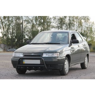 Přední ochranný rám (bullbar) WT003 Black 60 mm (nerez) ВАЗ 2110-21115 1995–2015 fotografie 1