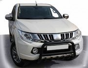 Mitsubishi L200 2015–2024 Přední ochranný rám WT003 Black (nerez) fotografie 3