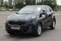 Kia Sportage 2015–2021 Přední ochranný rám WT003 Black (nerez) fotografie 5