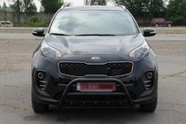 Kia Sportage 2015–2021 Přední ochranný rám WT003 Black (nerez) fotografie 4