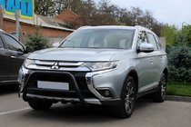 Mitsubishi Outlander 2012–2021 Přední ochranný rám (bullbar) WT003 Black (nerez) fotografie 3