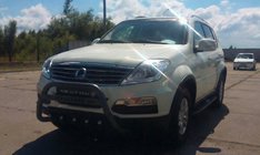 SsangYong Rexton I 2001–2017 Přední ochranný rám WT004 Black (nerez) fotografie 2