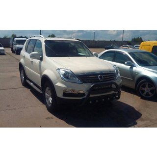 Přední ochranný rám WT004 Black (nerez) SsangYong Rexton I 2001–2017 fotografie 3