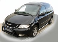 Chrysler Voyager 2001–2007 Přední ochranný rám WT003 Black (nerez) fotografie 1